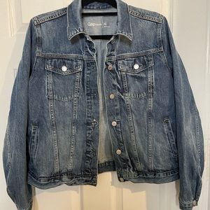 Gap Medium wash jean jacket - XL